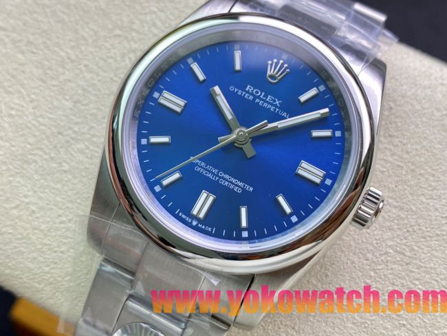 ロレックスコピー オイスター・パーペチュアル（Oyster Perpetual）36mm 278240“インディゴブルー・ダイヤル＋シルバー・バーインデックス＋ポリッシュベゼル＋316Lスチールブレスレット” レディース専用モデル