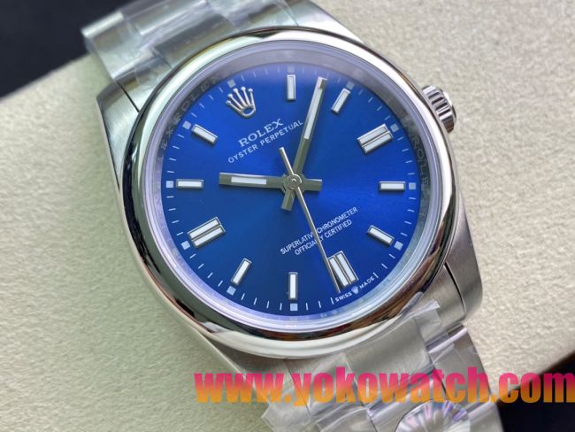 ロレックスコピー オイスター・パーペチュアル（Oyster Perpetual）36mm 278240“インディゴブルー・ダイヤル＋シルバー・バーインデックス＋ポリッシュベゼル＋316Lスチールブレスレット” レディース専用モデル