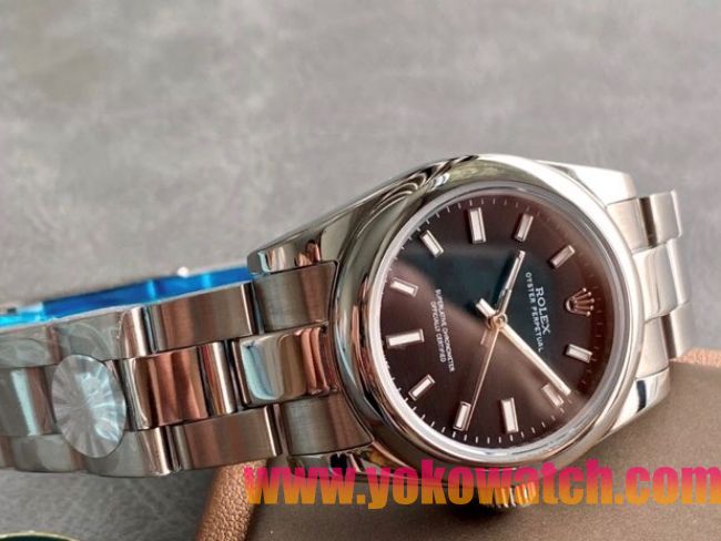 ロレックスコピー オイスター・パーペチュアル（Oyster Perpetual）31mm 277200“ブラック・ダイヤル＋シルバー・バーインデックス＋ポリッシュベゼル＋316Lスチールブレスレット” レディース専用モデル