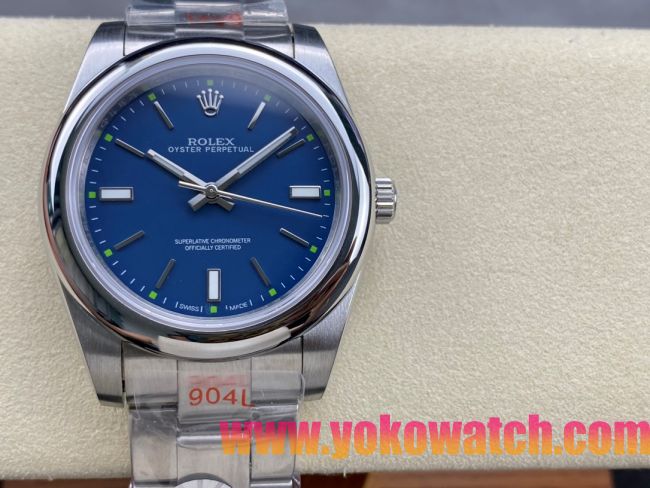 ロレックスコピー オイスター・パーペチュアル（Oyster Perpetual）41mm 124300“ディープブルー・ダイヤル＋シルバー・バーインデックス＋ポリッシュベゼル＋316Lスチールブレスレット” メンズ専用モデル