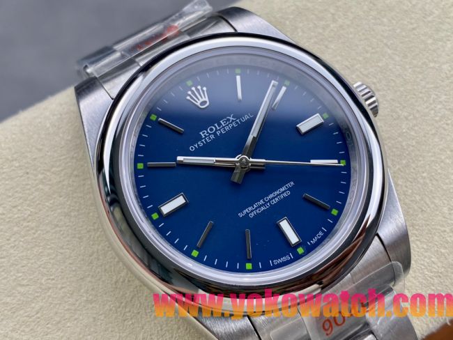 ロレックスコピー オイスター・パーペチュアル（Oyster Perpetual）41mm 124300“ディープブルー・ダイヤル＋シルバー・バーインデックス＋ポリッシュベゼル＋316Lスチールブレスレット” メンズ専用モデル