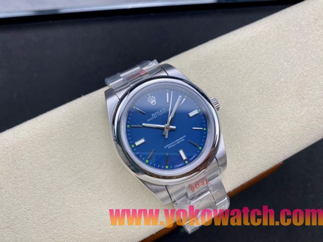 ロレックスコピー オイスター・パーペチュアル（Oyster Perpetual）41mm 124300“ディープブルー・ダイヤル＋シルバー・バーインデックス＋ポリッシュベゼル＋316Lスチールブレスレット” メンズ専用モデル