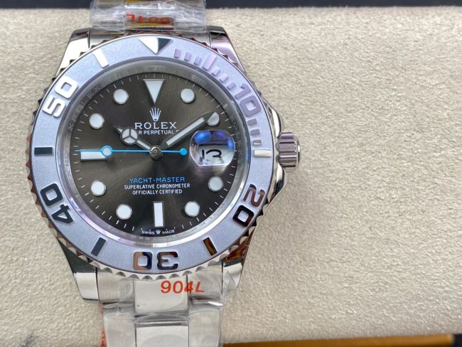 ロレックスコピー ヤット・マスター（Yacht-Master）40mm 126622“アイスブルー・アラビア数字インデックス＋細粒ベゼル仕上げ＋316Lスチールブレスレット” メンズ専用モデル