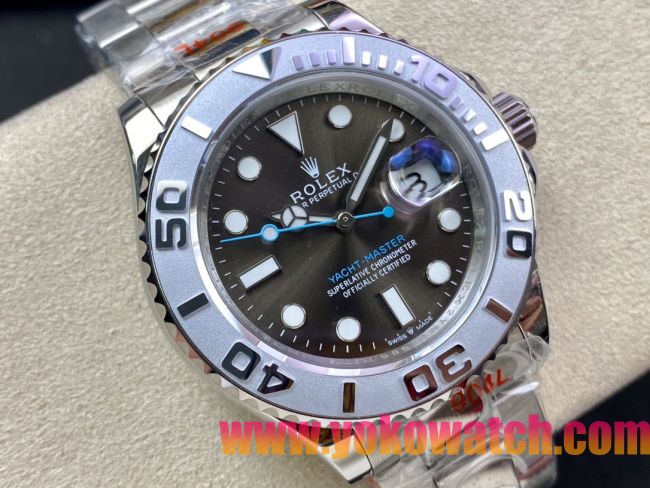 ロレックスコピー ヤット・マスター（Yacht-Master）40mm 126622“アイスブルー・アラビア数字インデックス＋細粒ベゼル仕上げ＋316Lスチールブレスレット” メンズ専用モデル