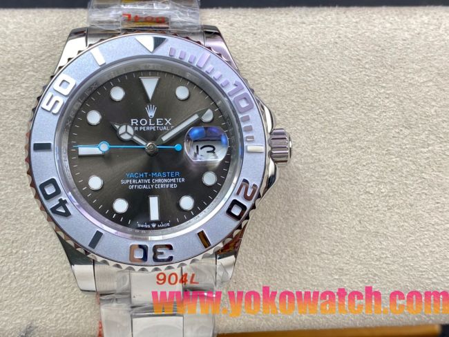 ロレックスコピー ヤット・マスター（Yacht-Master）40mm 126622“アイスブルー・アラビア数字インデックス＋細粒ベゼル仕上げ＋316Lスチールブレスレット” メンズ専用モデル