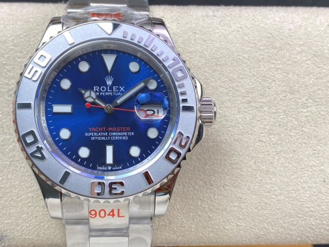 ロレックスコピー ヤット・マスター（Yacht-Master）40mm 126622“アイスブルー・ダイヤル＋細粒ベゼル仕上げ＋316Lスチールブレスレット” メンズ専用モデル