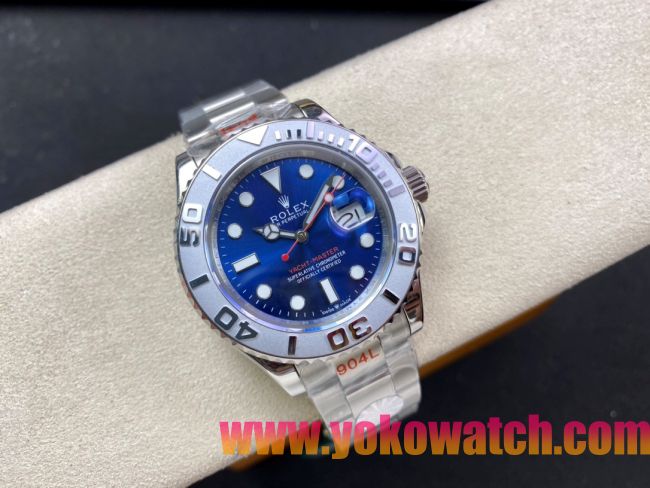 ロレックスコピー ヤット・マスター（Yacht-Master）40mm 126622“アイスブルー・ダイヤル＋細粒ベゼル仕上げ＋316Lスチールブレスレット” メンズ専用モデル