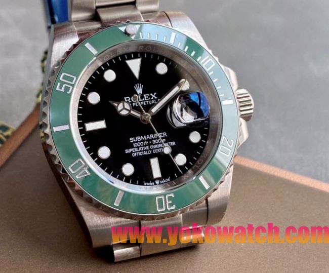 ロレックスコピー サブマリーナー（SUB）41mm 126610LV“グリーン・ベゼル＋ブラック・ダイヤル＋ステンレスケース＋オイスターブレスレット” メンズ専用モデル