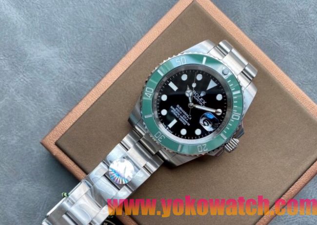 ロレックスコピー サブマリーナー（SUB）41mm 126610LV“グリーン・ベゼル＋ブラック・ダイヤル＋ステンレスケース＋オイスターブレスレット” メンズ専用モデル