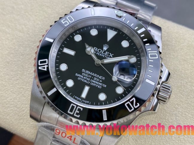 ロレックスコピー サブマリーナー（SUB）40mm 126610LN“ブラック・ベゼル＋ブラック・ダイヤル＋ステンレススチールケース＋オイスターブレスレット” メンズ専用モデル