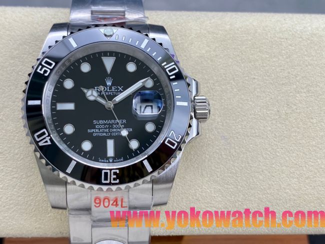 ロレックスコピー サブマリーナー（SUB）41mm 126610LN“ブラック・ベゼル＋ブラック・ダイヤル＋ステンレススチールケース＋オイスターブレスレット” メンズ専用モデル