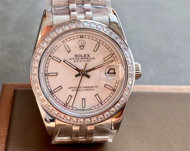ロレックスコピー・デイトジャスト（DATEJUST）31mm 279160“ダイヤモンドベゼル＋ピンクダイヤル＋ステンレススチールブレスレット” レディース専用モデル