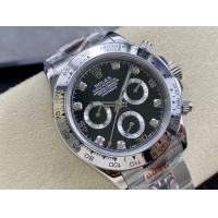 ロレックススーパーコピー コスモグラフ デイトナ 40mm RX002“ブラックダイヤル・ダイヤモンドインデックス” モデル