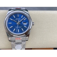 ロレックスコピー デイトジャスト 41mm 126300“ブルーダイヤル・インデックスベゼル” メンズ/ユニセックスモデル