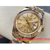 ロレックスコピー デイトジャスト 41mm 126334“シャンパンダイヤル・エバーローズゴールドベゼル・ツートーン仕様” メンズ／ユニセックスモデル 