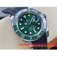 ロレックスコピー サブマリーナー 40mm 126610LV“グリーンダイアル・グリーンセラミックベゼル・904Lステンレス仕様” ユニセックスモデル