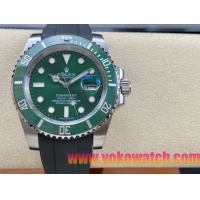 ロレックスコピー サブマリーナー 40mm 126610LV“グリーンダイアル・グリーンセラミックベゼル・904Lステンレス仕様” ユニセックスモデル