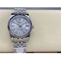 ロレックスコピー デイトジャスト（Datejust）31mm 279384“ホワイト文字盤・バトンインデックス＋リングコマンド機能搭載三角坑紋ベゼル＋ブレスレット” レディース専用モデル