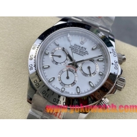 ロレックスコピー コスモグラフ デイトナ（Cosmograph Daytona）40mm 116520“ホワイト・ダイヤル・シルバー・サブダイヤル＋ポリッシュベゼル＋オイスターブレスレット” レディース専用モデル