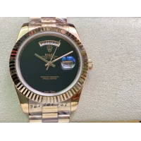 ロレックスコピー デイデイト（Day-Date）41mm 228235R“グリーン・ダイヤル＋バーインデックス＋イエローゴールドベゼル＋ステンレスブレスレット” レディース専用モデル