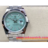 ロレックスコピー デイデイト（Day-Date）41mm 228232“パープル・ダイヤル＋バーインデックス＋ステンレスベゼル＋ステンレスブレスレット” レディース専用モデル