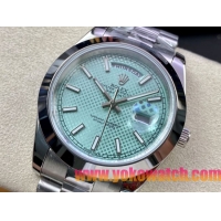 ロレックスコピー デイデイト（Day-Date）41mm 228232“パープル・ダイヤル＋バーインデックス＋ステンレスベゼル＋ステンレスブレスレット” レディース専用モデル