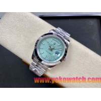 ロレックスコピー デイデイト（Day-Date）41mm 228232“パープル・ダイヤル＋バーインデックス＋ステンレスベゼル＋ステンレスブレスレット” レディース専用モデル