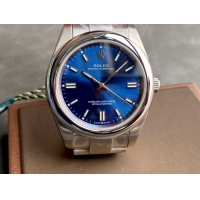 ロレックスコピー オイスター・パーペチュアル（Oyster Perpetual）41mm 126000“ブルー・ダイヤル＋バーインデックス＋ポリッシュベゼル＋316Lスチールブレスレット” レディース専用モデル