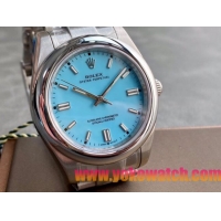 ロレックスコピー パーペチュアル（Oyster Perpetual）41mm 126000“スカイブルー・ダイヤル＋バーインデックス＋ポリッシュベゼル＋316Lスチールブレスレット” レディース専用モデル
