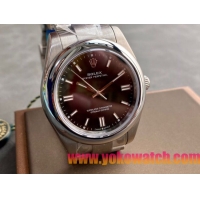 ロレックスコピー パーペチュアル（Oyster Perpetual）41mm 126000“ブラック・ダイヤル＋バーインデックス＋ポリッシュベゼル＋316Lスチールブレスレット” レディース専用モデル