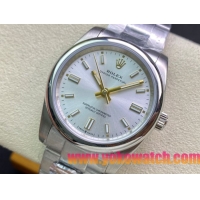 ロレックスコピー パーペチュアル（Oyster Perpetual）36mm 278240“ホワイト・ダイヤル＋ゴールド・バーインデックス＋ポリッシュベゼル＋316Lスチールブレスレット” レディース専用モデル
