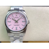 ロレックスコピー オイスター・パーペチュアル（Oyster Perpetual）36mm 278240“ピンク・ダイヤル＋シルバー・バーインデックス＋ポリッシュベゼル＋316Lスチールブレスレット” レディース専用モデル 