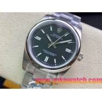 ロレックスコピー オイスター・パーペチュアル（Oyster Perpetual）36mm 278240“ダークグリーン・ダイヤル＋シルバー・バーインデックス＋ポリッシュベゼル＋316Lスチールブレスレット” レディース専用モデル