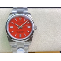 ロレックスコピー オイスター・パーペチュアル（Oyster Perpetual）36mm 278240“オレンジ・ダイヤル＋シルバー・バーインデックス＋ポリッシュベゼル＋316Lスチールブレスレット” レディース専用モデル