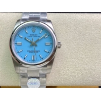 ロレックスコピー オイスター・パーペチュアル（Oyster Perpetual）36mm 278240“スカイブルー・ダイヤル＋シルバー・バーインデックス＋ポリッシュベゼル＋316Lスチールブレスレット” レディース専用モデル