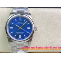 ロレックスコピー オイスター・パーペチュアル（Oyster Perpetual）36mm 278240“インディゴブルー・ダイヤル＋シルバー・バーインデックス＋ポリッシュベゼル＋316Lスチールブレスレット” レディース専用モデル