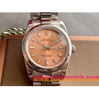 ロレックスコピー オイスター・パーペチュアル（Oyster Perpetual）31mm 277200“ピンクゴールド・ダイヤル＋シルバー・バーインデックス＋ポリッシュベゼル＋316Lスチールブレスレット” レディース専用モデル