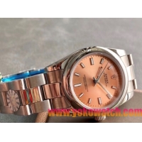 ロレックスコピー オイスター・パーペチュアル（Oyster Perpetual）31mm 277200“ピンクゴールド・ダイヤル＋シルバー・バーインデックス＋ポリッシュベゼル＋316Lスチールブレスレット” レディース専用モデル