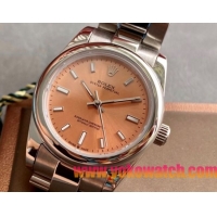 ロレックスコピー オイスター・パーペチュアル（Oyster Perpetual）31mm 277200“ピンクゴールド・ダイヤル＋シルバー・バーインデックス＋ポリッシュベゼル＋316Lスチールブレスレット” レディース専用モデル
