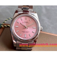 ロレックスコピー オイスター・パーペチュアル（Oyster Perpetual）31mm 277200“ピンク・ダイヤル＋シルバー・バーインデックス＋ポリッシュベゼル＋316Lスチールブレスレット” レディース専用モデル