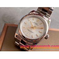 ロレックスコピー オイスター・パーペチュアル（Oyster Perpetual）31mm 277200“ホワイト・ダイヤル＋ゴールド・バーインデックス＋ポリッシュベゼル＋316Lスチールブレスレット” レディース専用モデル