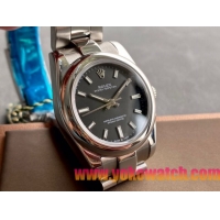 ロレックスコピー オイスター・パーペチュアル（Oyster Perpetual）31mm 277200“ブラック・ダイヤル＋シルバー・バーインデックス＋ポリッシュベゼル＋316Lスチールブレスレット” レディース専用モデル