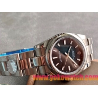 ロレックスコピー オイスター・パーペチュアル（Oyster Perpetual）31mm 277200“ブラック・ダイヤル＋シルバー・バーインデックス＋ポリッシュベゼル＋316Lスチールブレスレット” レディース専用モデル