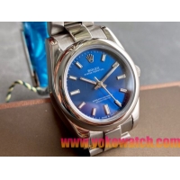 ロレックスコピー オイスター・パーペチュアル（Oyster Perpetual）31mm 277200“ブルー・ダイヤル＋シルバー・バーインデックス＋ポリッシュベゼル＋316Lスチールブレスレット” レディース専用モデル
