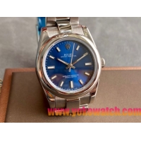 ロレックスコピー オイスター・パーペチュアル（Oyster Perpetual）31mm 277200“ブルー・ダイヤル＋シルバー・バーインデックス＋ポリッシュベゼル＋316Lスチールブレスレット” レディース専用モデル