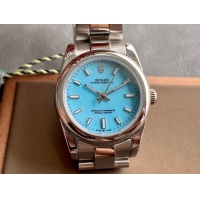 ロレックスコピー オイスター・パーペチュアル（Oyster Perpetual）31mm 277200“ライトブルー・ダイヤル＋シルバー・バーインデックス＋ポリッシュベゼル＋316Lスチールブレスレット” レディース専用モデル