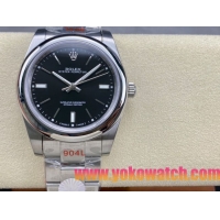 ロレックスコピー オイスター・パーペチュアル（Oyster Perpetual）41mm 124300“ブラック・ダイヤル＋シルバー・バーインデックス＋ポリッシュベゼル＋316Lスチールブレスレット” メンズ専用モデル