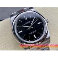 ロレックスコピー オイスター・パーペチュアル（Oyster Perpetual）41mm 124300“ブラック・ダイヤル＋シルバー・バーインデックス＋ポリッシュベゼル＋316Lスチールブレスレット” メンズ専用モデル