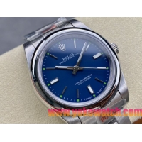 ロレックスコピー オイスター・パーペチュアル（Oyster Perpetual）41mm 124300“ディープブルー・ダイヤル＋シルバー・バーインデックス＋ポリッシュベゼル＋316Lスチールブレスレット” メンズ専用モデル