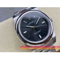 ロレックスコピー オイスター・パーペチュアル（Oyster Perpetual）41mm 124300“ダークグレー・ダイヤル＋シルバー・バーインデックス＋ポリッシュベゼル＋316Lスチールブレスレット” メンズ専用モデル